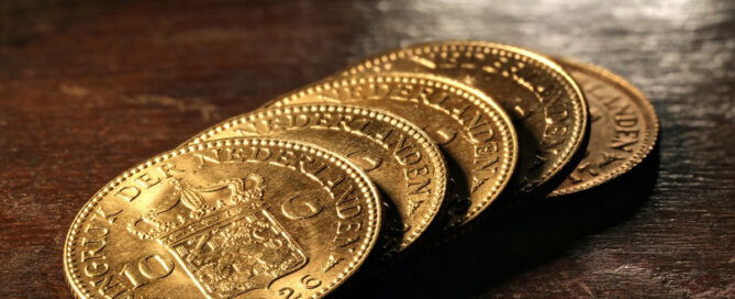 Gouden munten en box 3